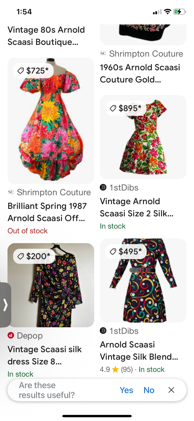 Vintage 80s Arnold Scaasi Boutique Couture Silk Floral Ruched Party Dress 10