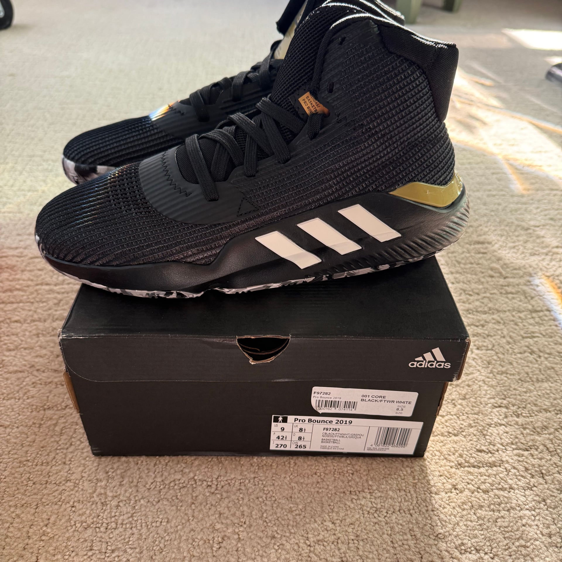 Adidas Pro Bounce 2019 Basketball Shoes 2