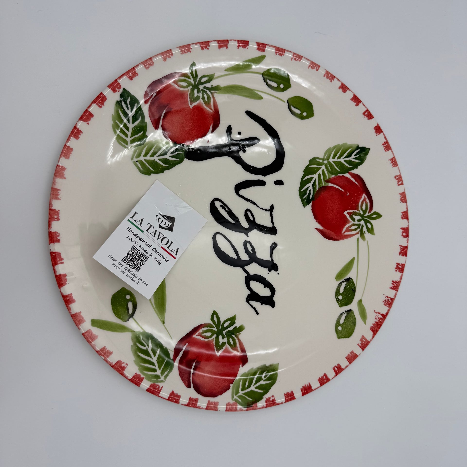 Pier 1 Imports Pomodoro Hand Painted Pasta Serving Bowl 1