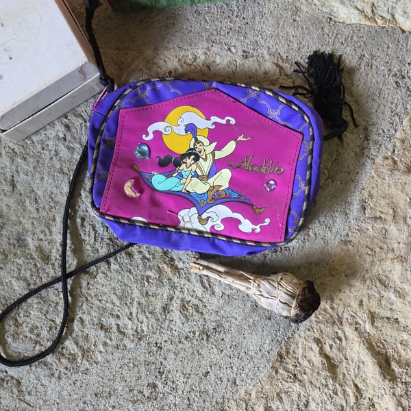 Vintage Disney Aladdin Purse Bag Jasmine Magic Carpet 90s