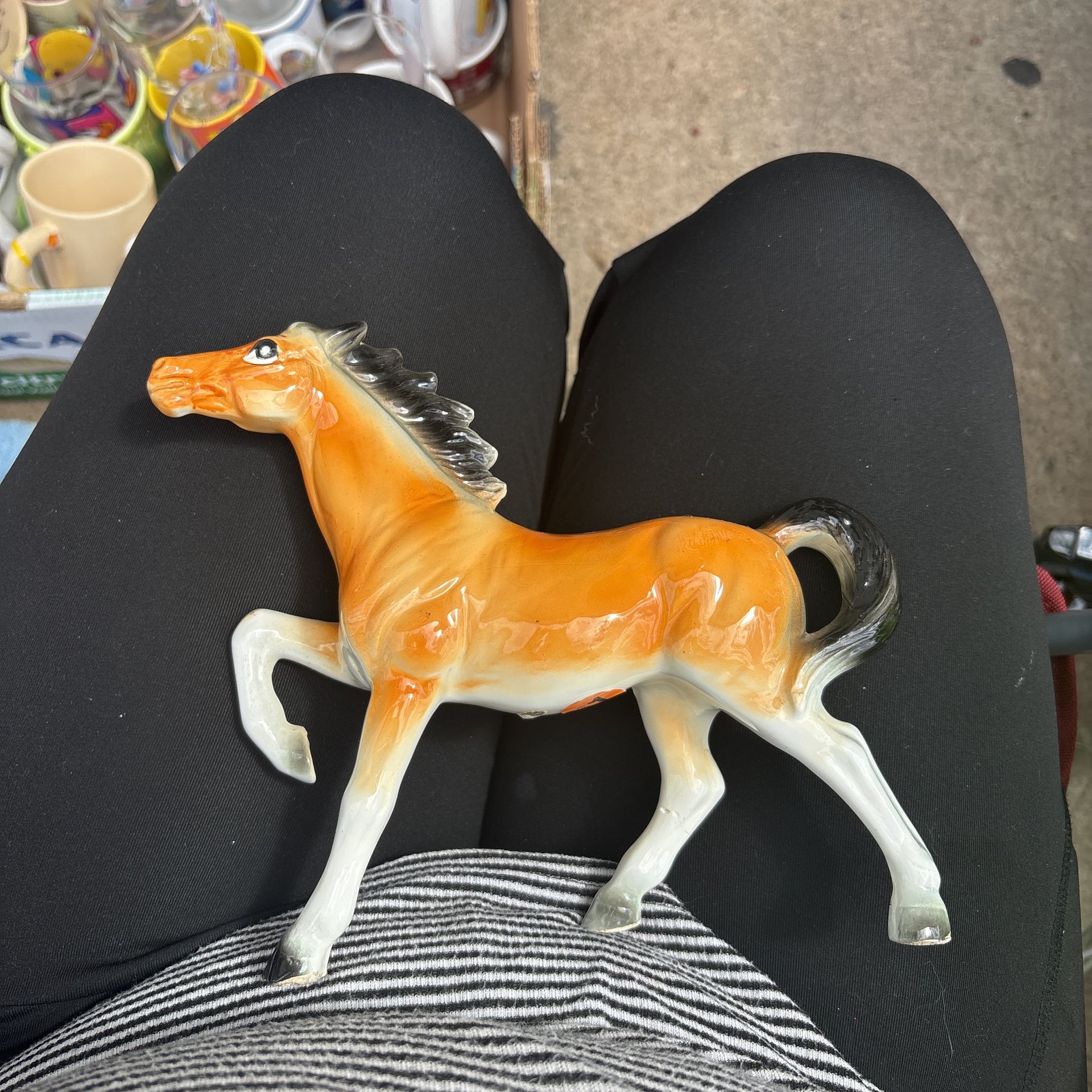 Vintage Nippon Yoko Boeki Co Porcelain Horse Figurine 1
