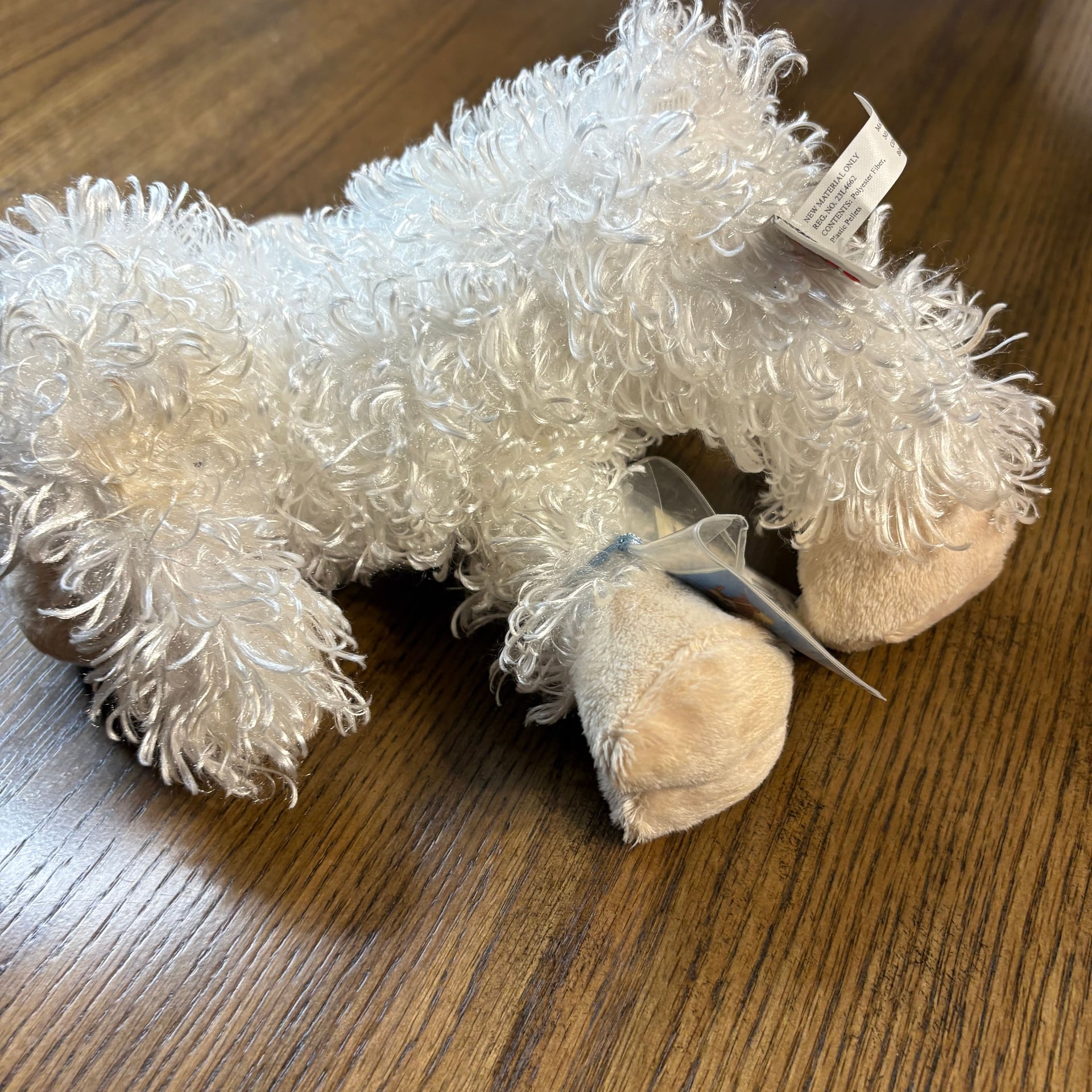 Webkinz White Lamb Plush Stuffed Animal HM201 with Code 2