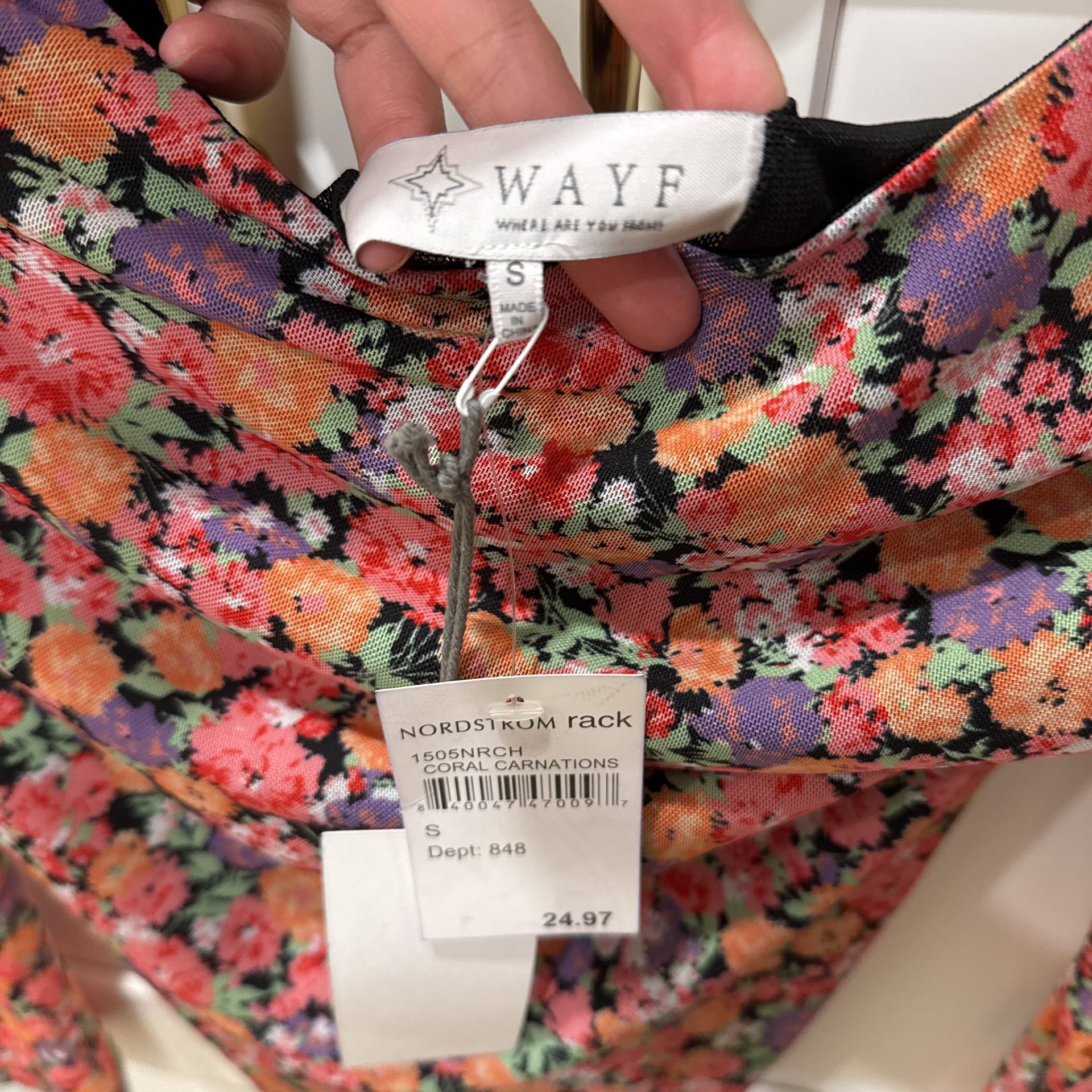 Wayf Floral Long Sleeve Bodysuit 3