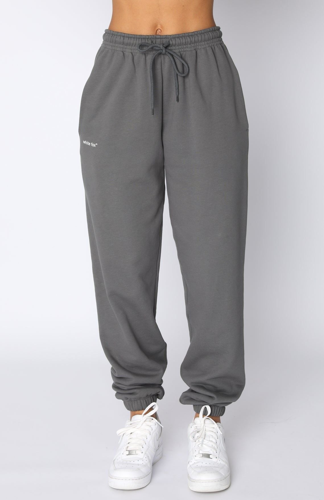 White Fox Boutique Not An Issue Black Sweatpants 3