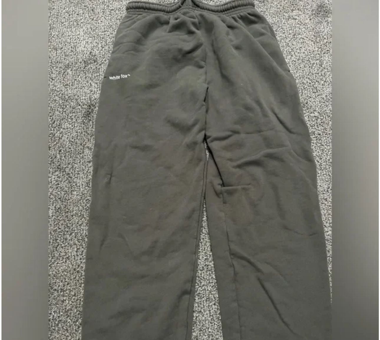 White Fox Boutique Not An Issue Black Sweatpants 5
