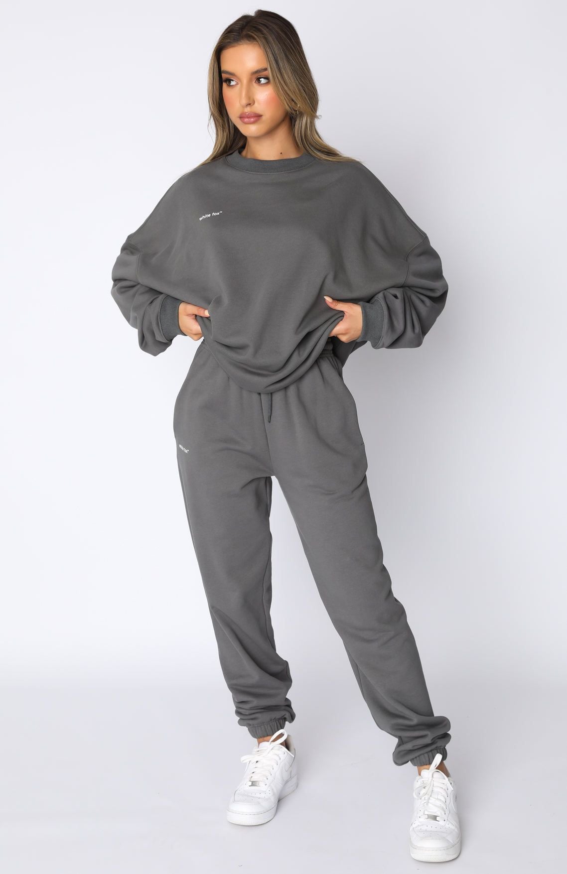 White Fox Boutique Not An Issue Black Sweatpants 2