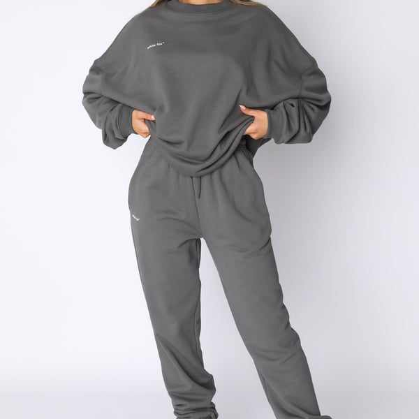 White Fox Boutique Not An Issue Black Sweatpants