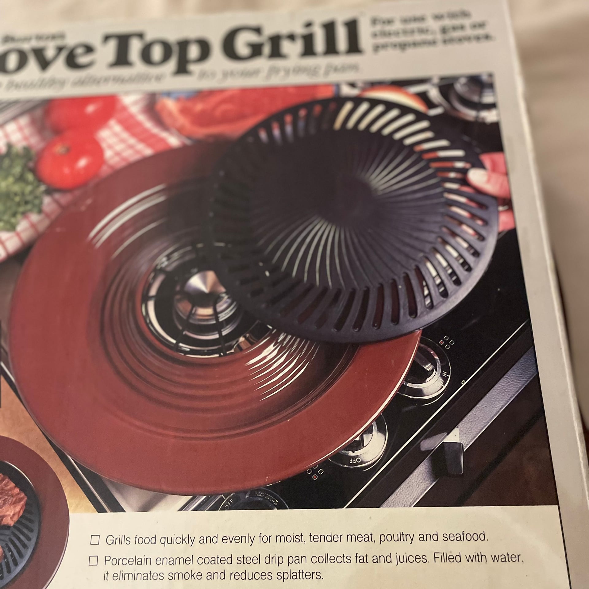 Vintage Burton Stove Top Grill - Nokomis Bookstore & Gift Shop, 2