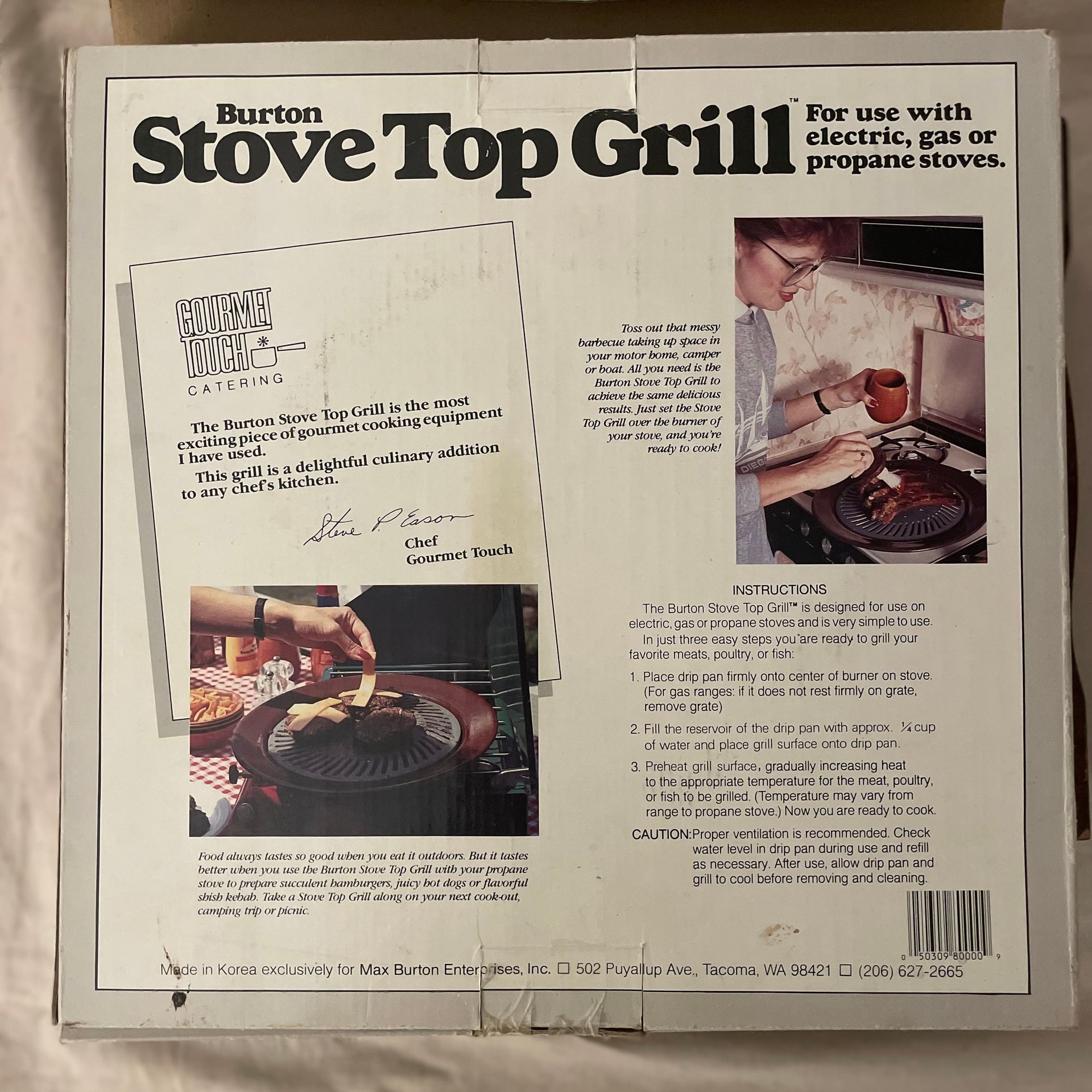 Vintage Burton Stove Top Grill - Nokomis Bookstore & Gift Shop, 3