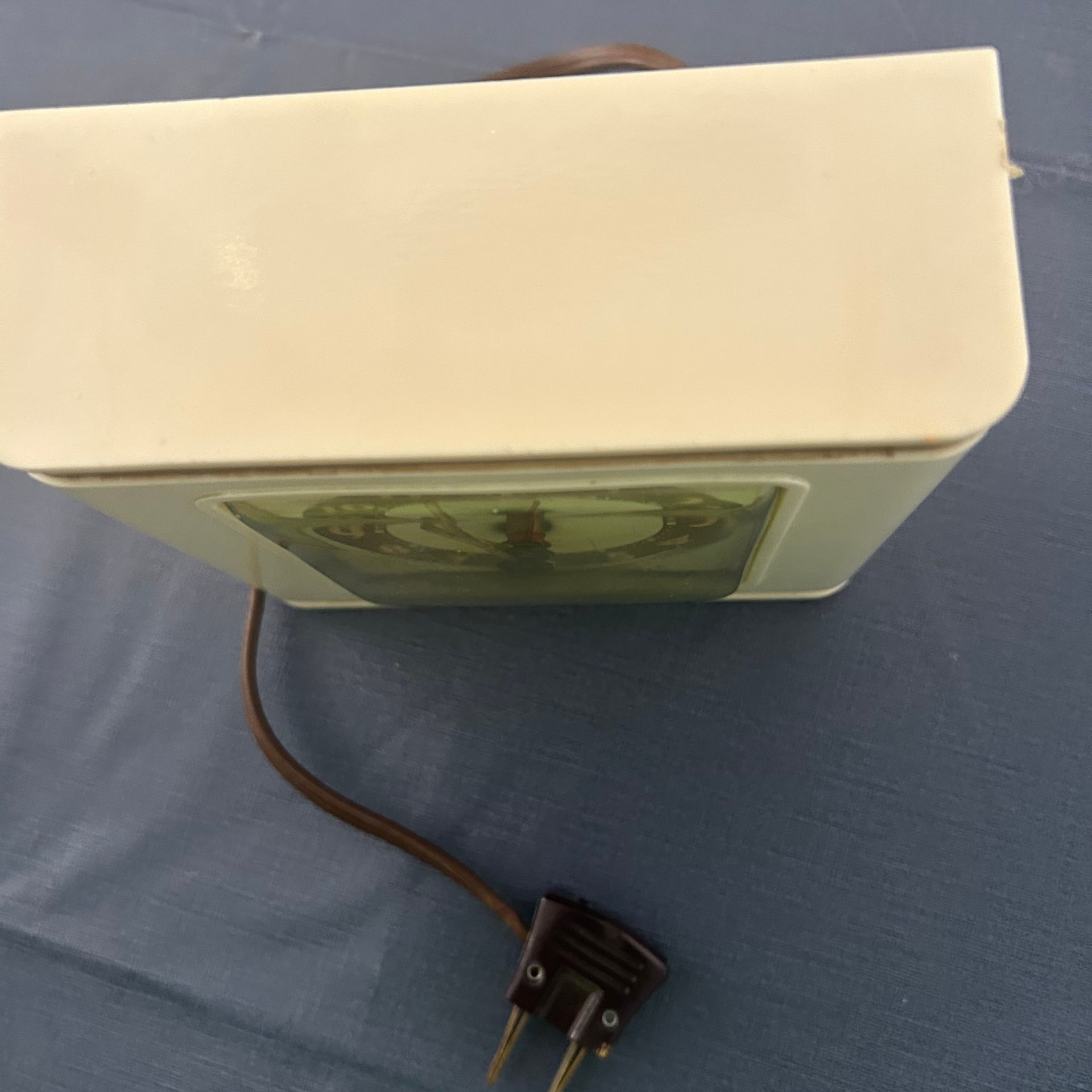 Vintage Westclox Logan Self-Starting Electric Alarm Clock 6