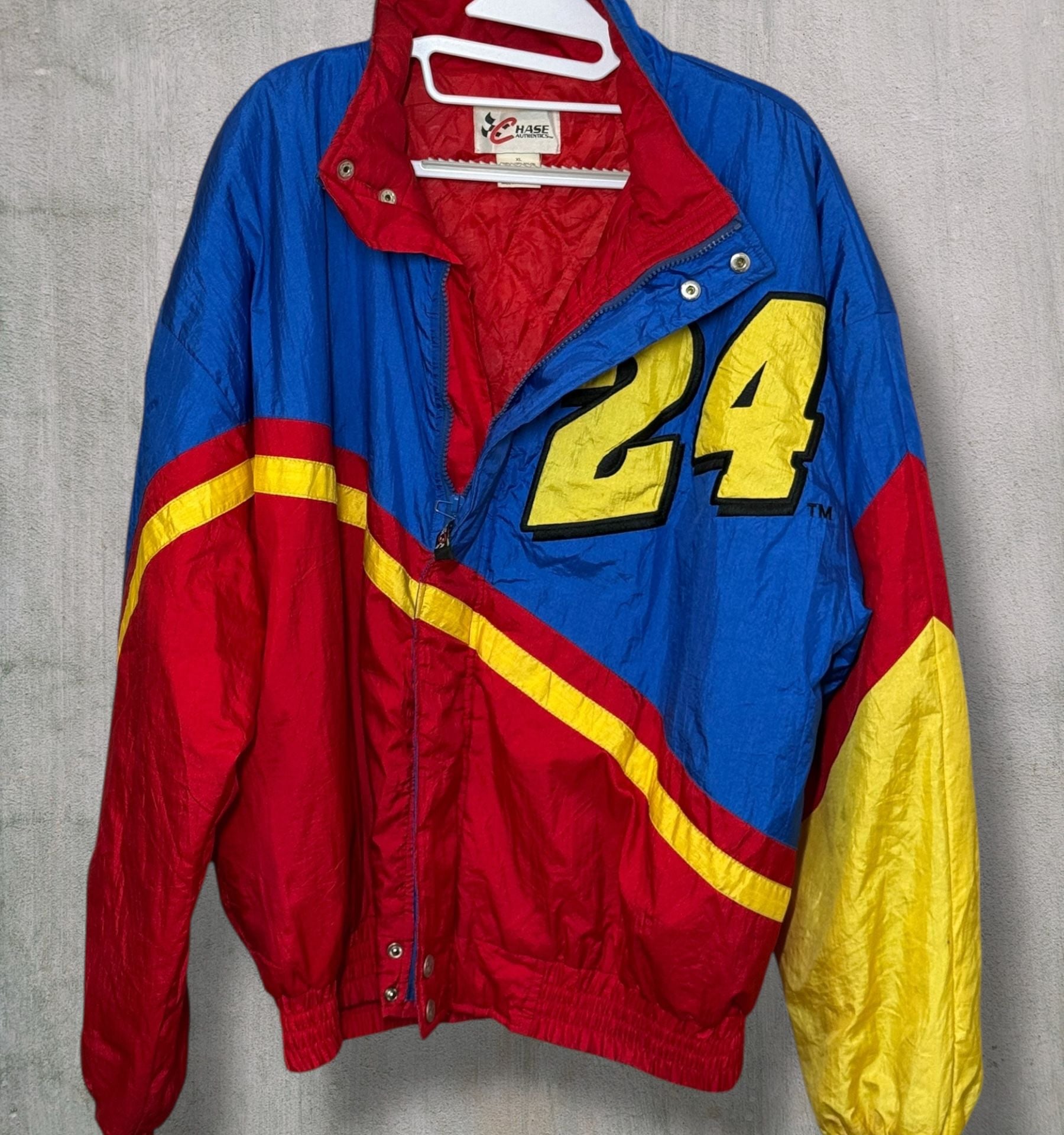 Vintage Chase Authentics 90s Jeff Gordon Nascar Jacket 13