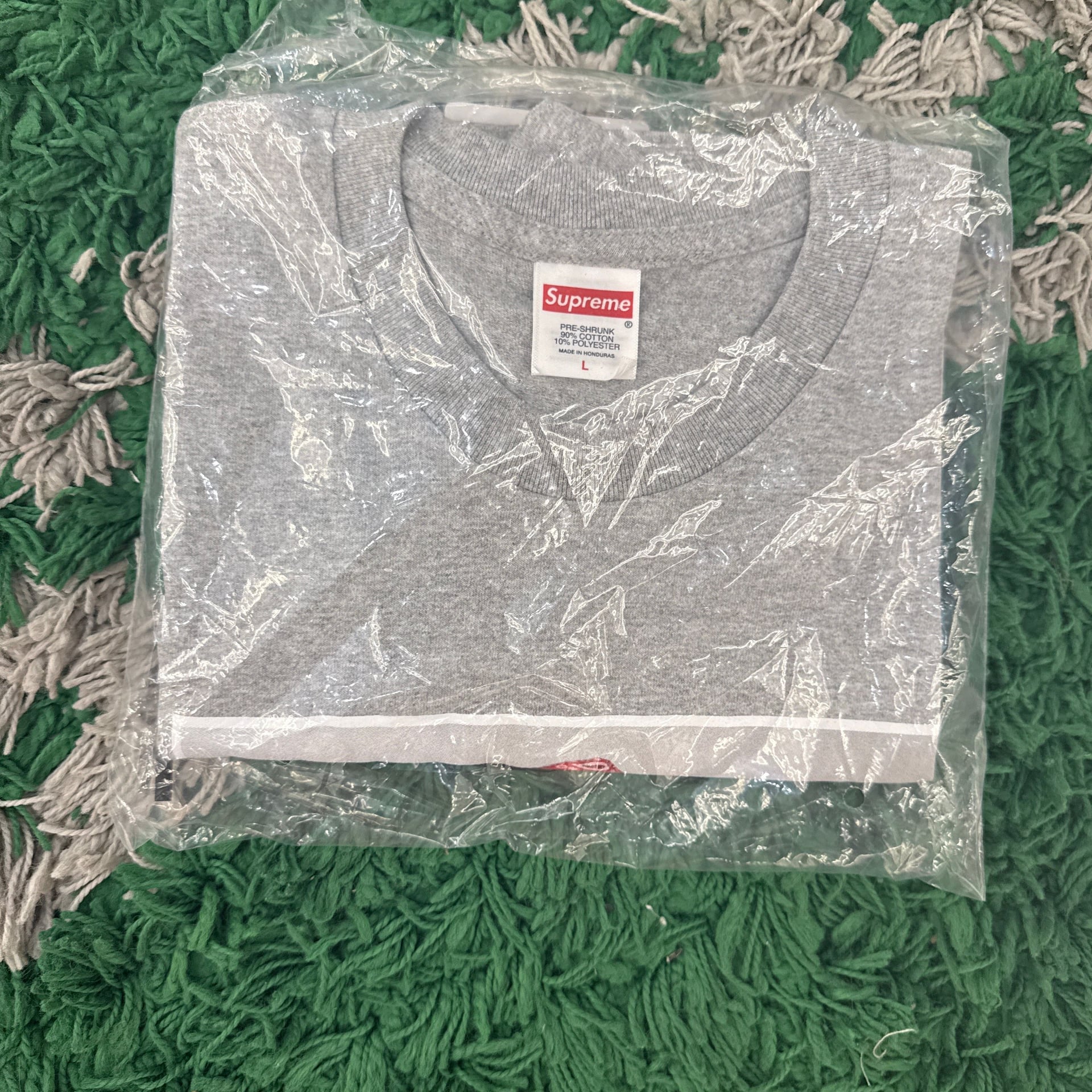 Supreme Playboi Carti Tee 'Heather Grey' 2