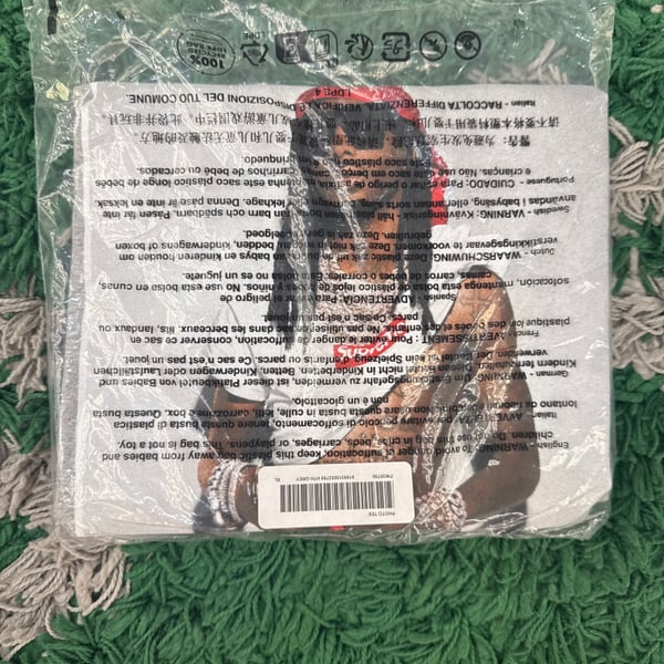 Supreme Playboi Carti Tee 'Heather Grey'