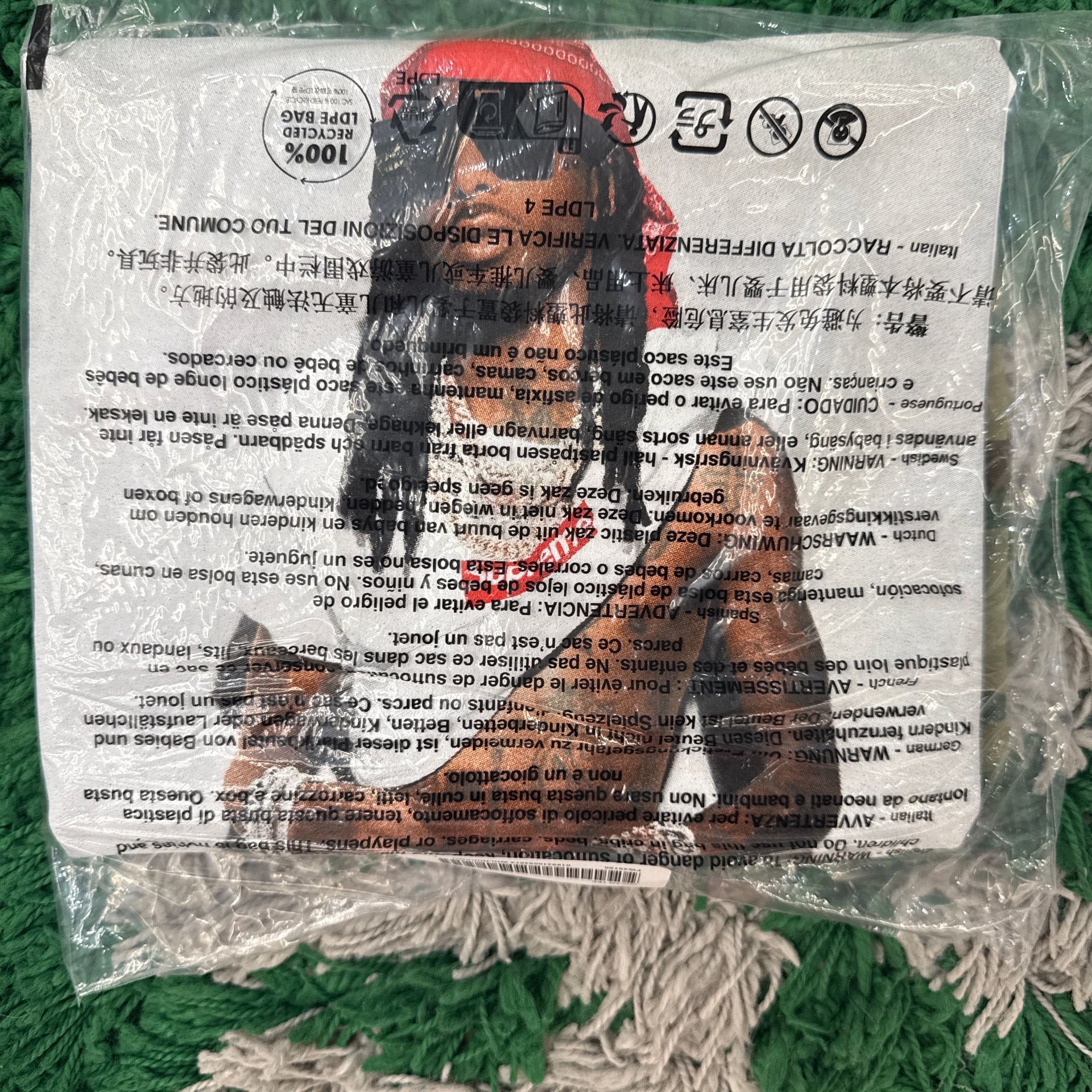 Supreme Playboi Carti Tee 'Woodland Camo' 1