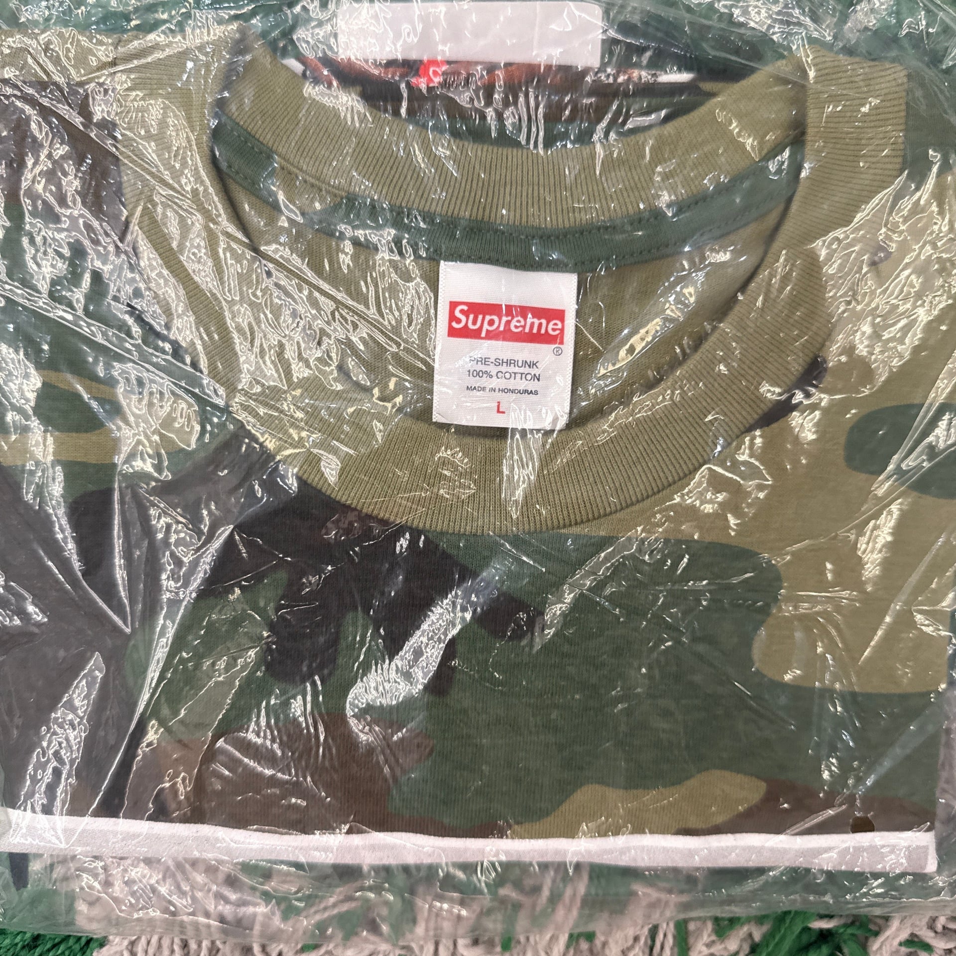 Supreme Playboi Carti Tee 'Woodland Camo' 2