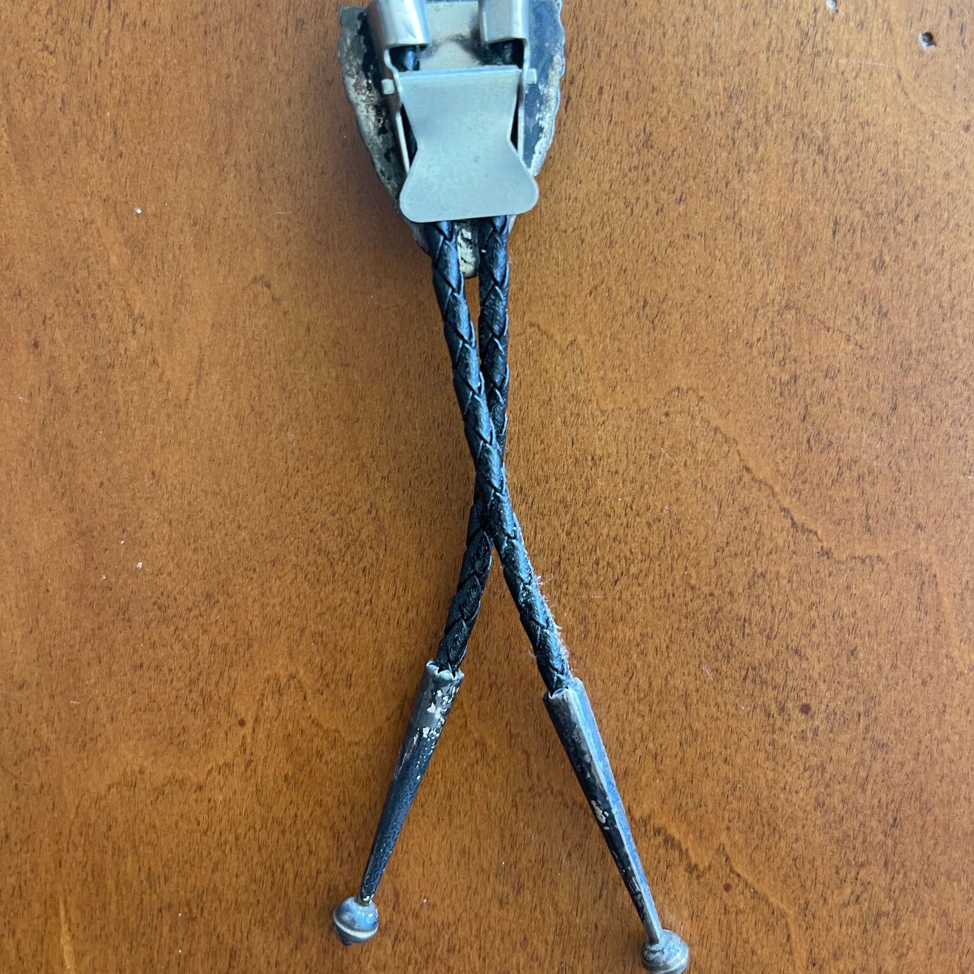 Vintage Native American Turquoise Bolo Tie 2