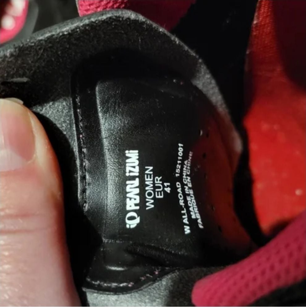 Pearl Izumi Women's All-Road 15211001 Cycling Shoes - Black/Pink 6