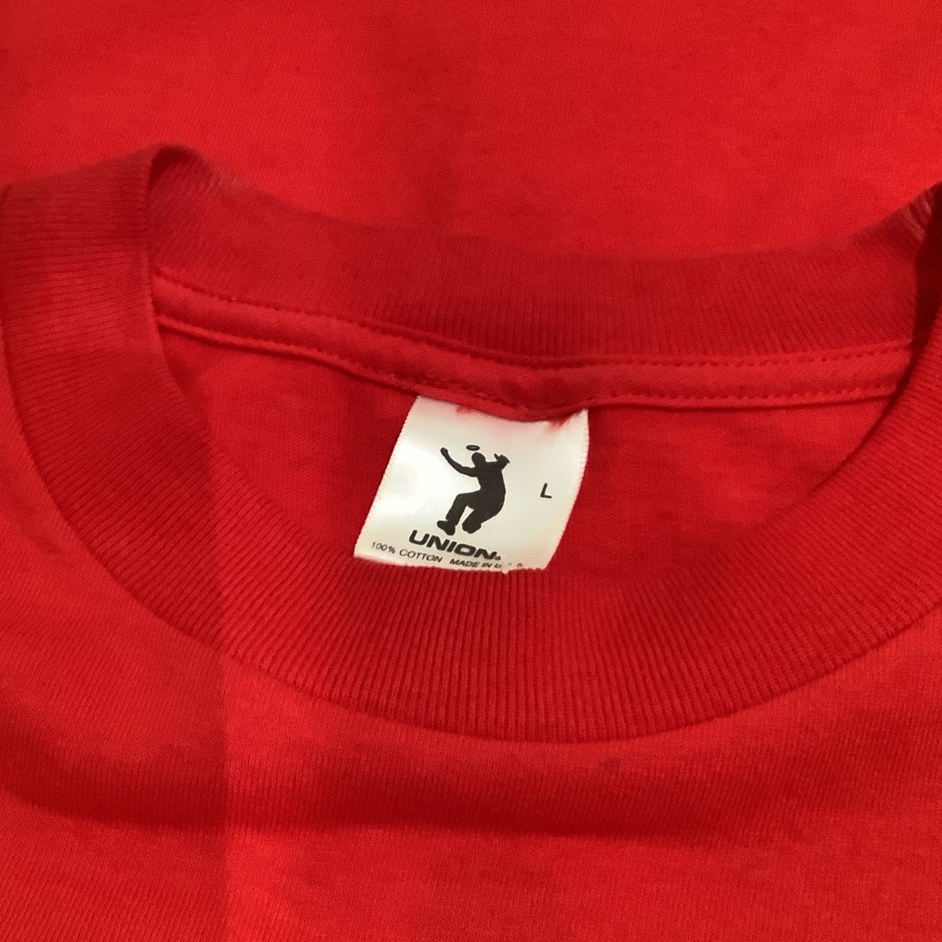 Union Los Angeles Red Angel Graphic T-Shirt Size L 4