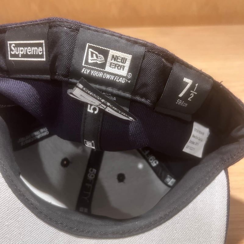 Supreme SS12 SNY Logo Champions New Era Fitted Hat 7 1/2 6