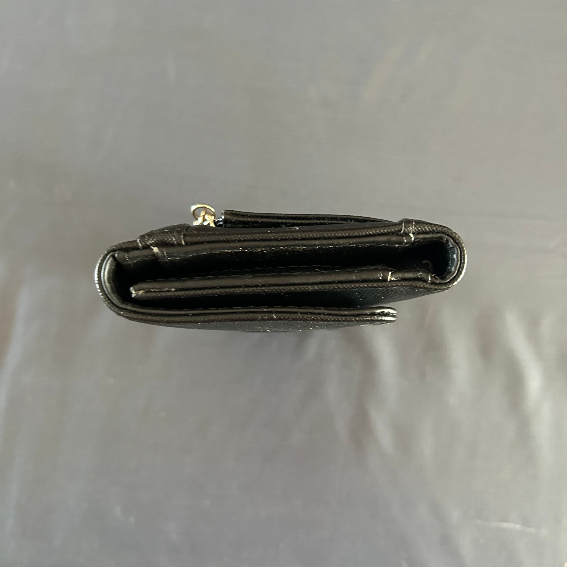Guess Black Embossed Logo Flap Wallet 4
