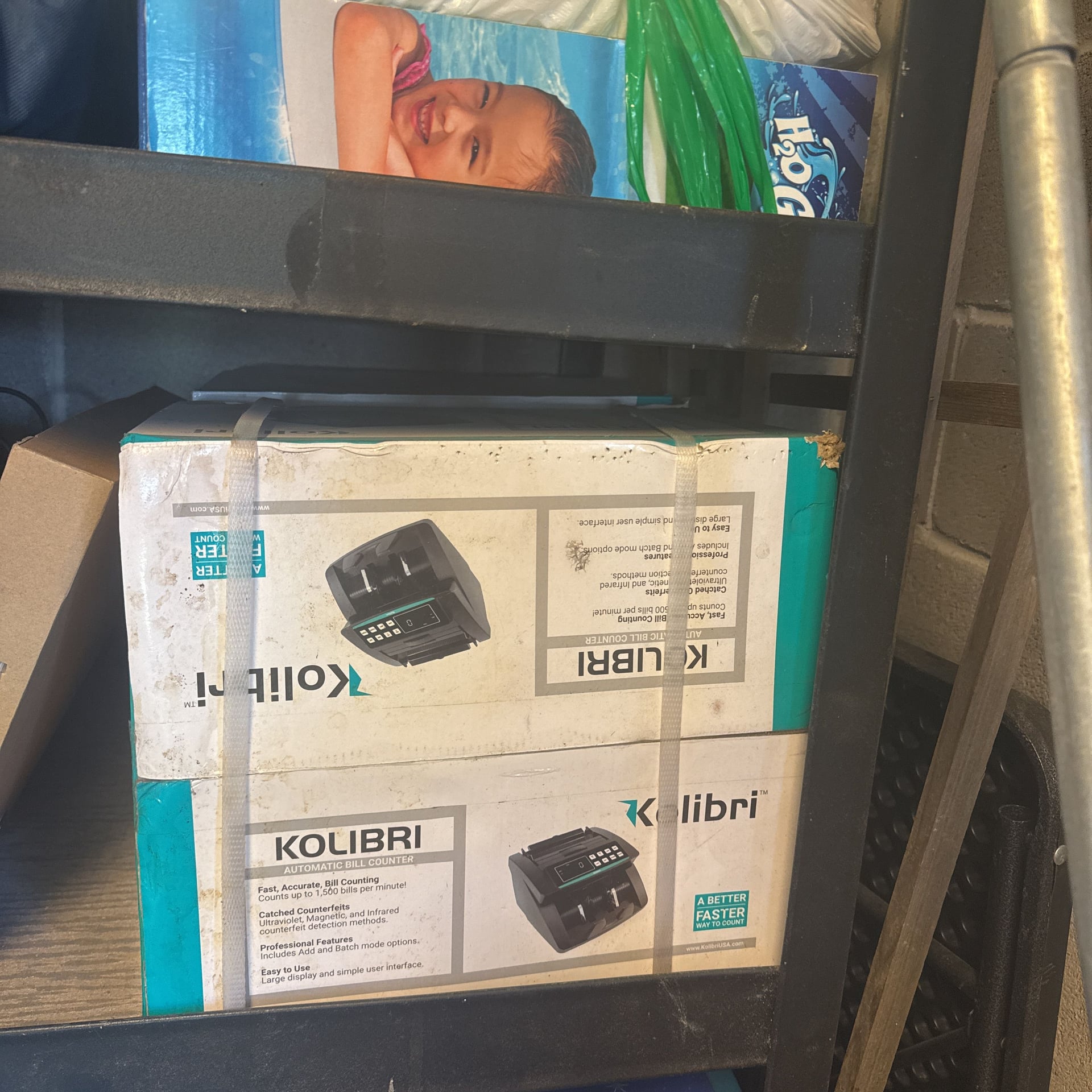 Kolibri KBC-3000 Automatic Bill Counter with UV/IR Counterfeit Detection 1