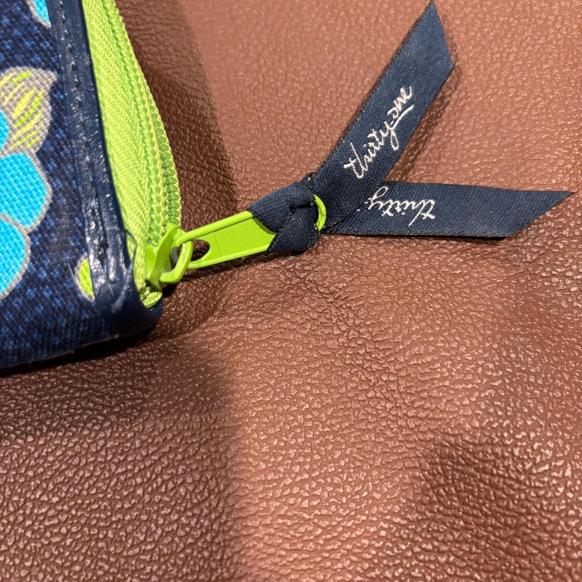 Vera Bradley Mod Floral Blue Wallet 2
