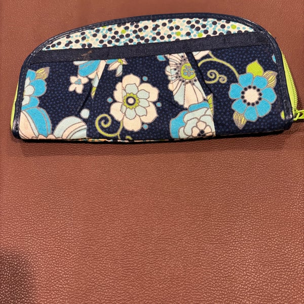 Vera Bradley Mod Floral Blue Wallet