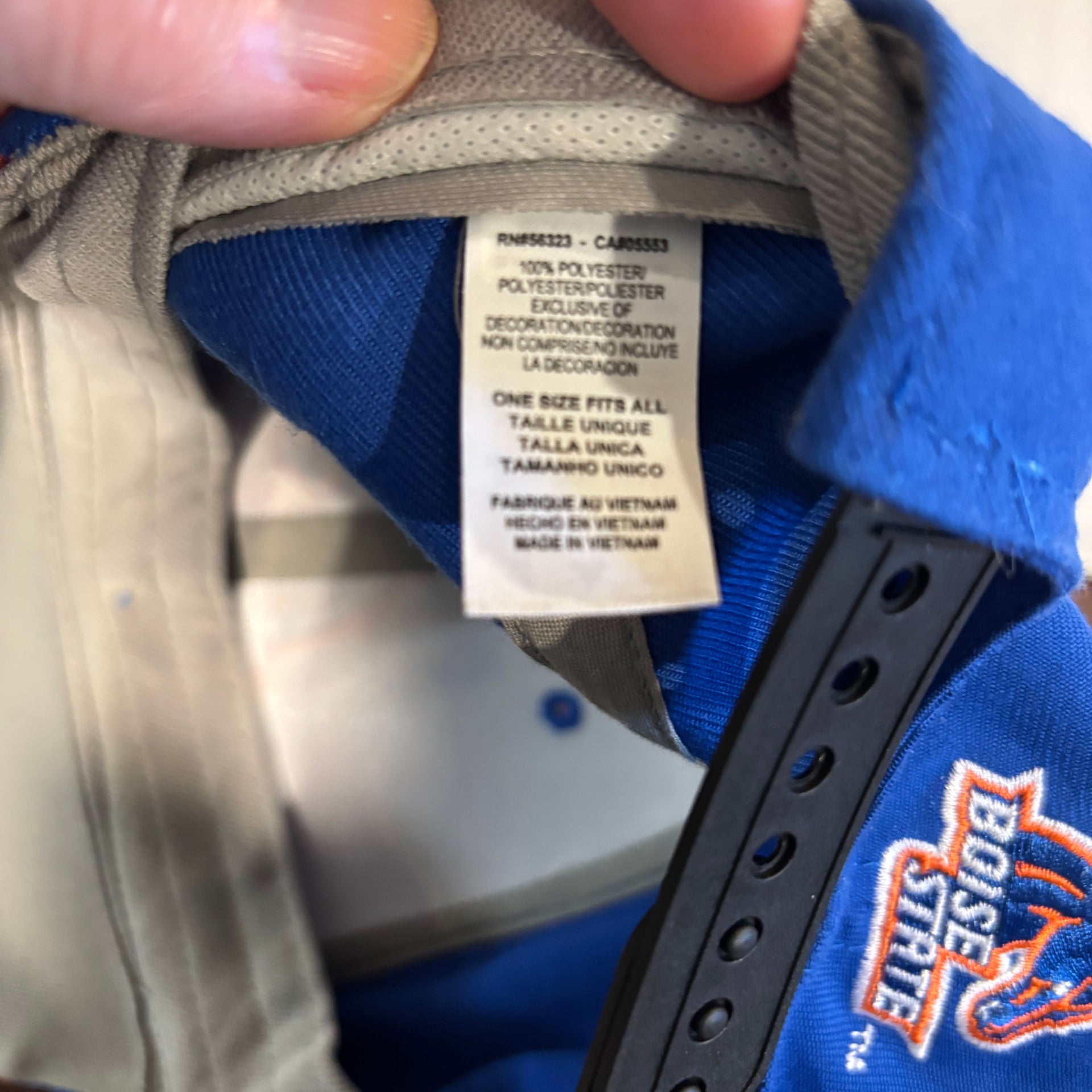 Vintage Nike Men's Boise State Broncos Multi Logo Hat 5