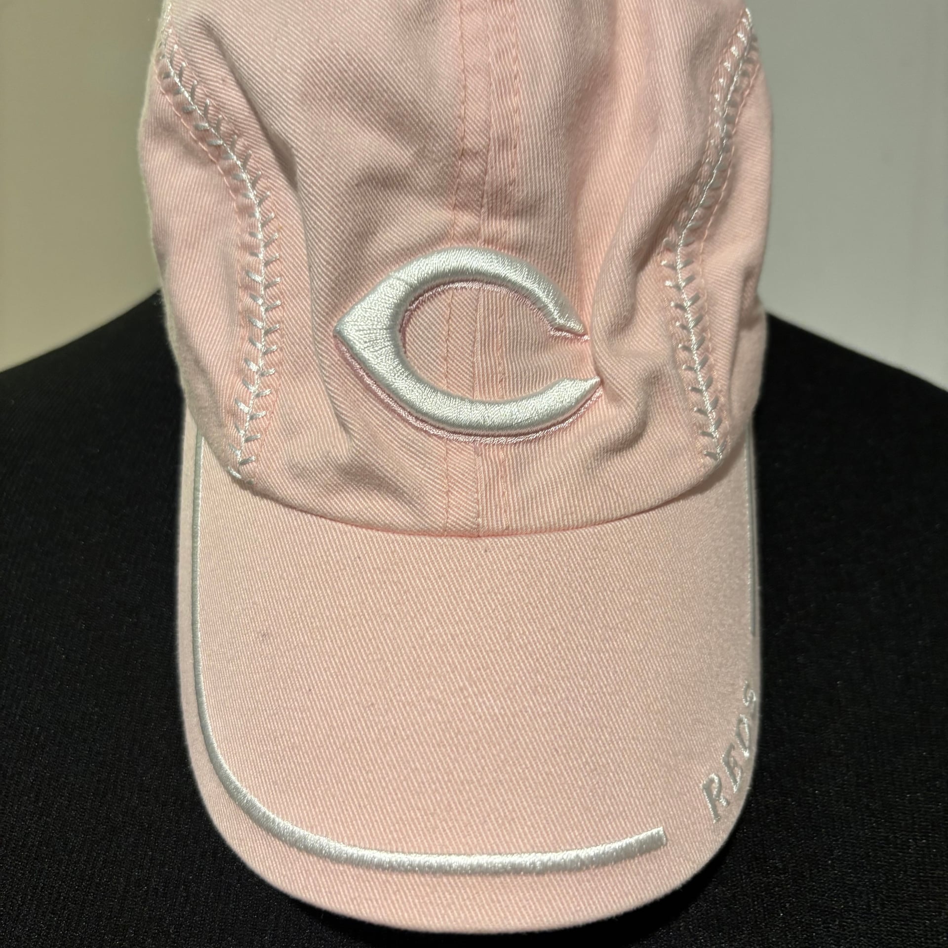 Cincinnati Reds Pink Adjustable Toddler Hat 1