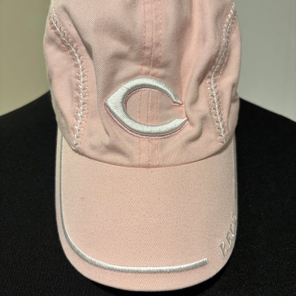 Cincinnati Reds Pink Adjustable Toddler Hat