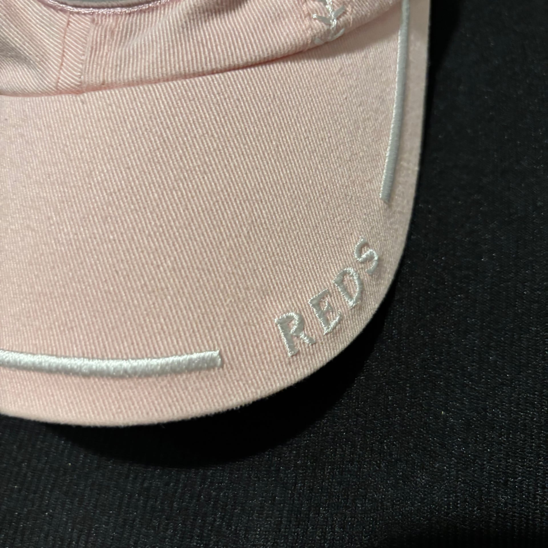 Cincinnati Reds Pink Adjustable Toddler Hat 2