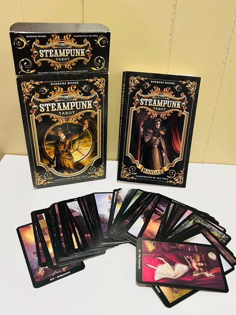 Llewellyn The Steampunk Tarot Deck and Manual Barbara Moore