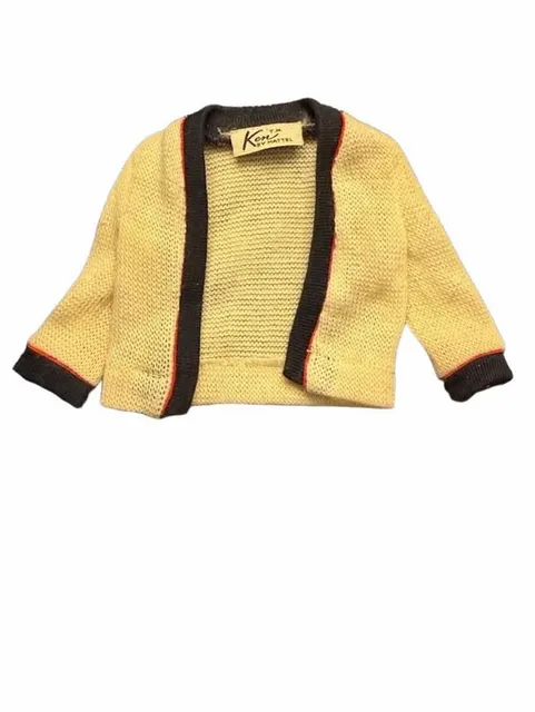 Vintage Ken By Mattel Doll Cardigan Sweater