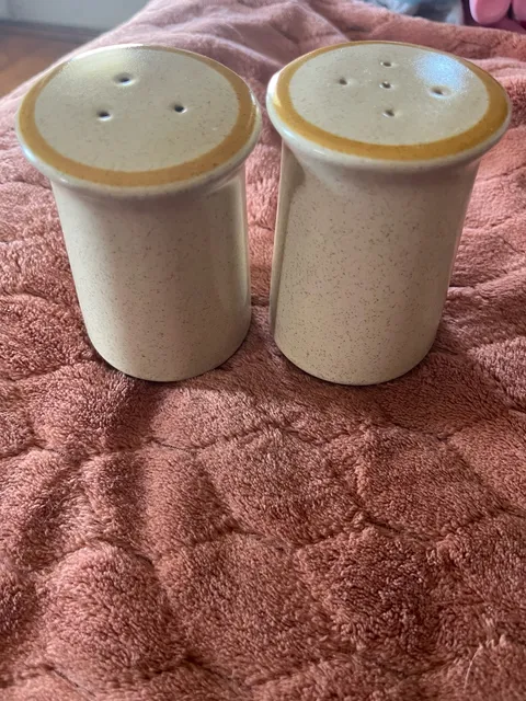 Vintage Japan Hearthside Garden Festival Stoneware Salt Pepper Shakers ...,
