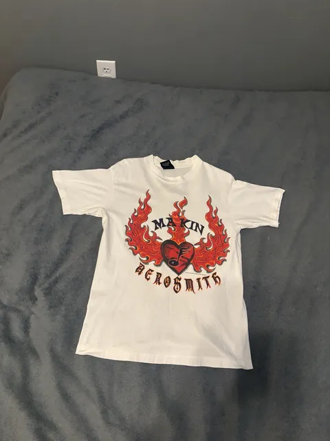 Vintage 1994 Aerosmith Get A Grip Tour T-Shirt White Band Tee