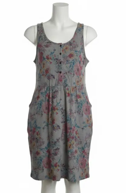Torrid Floral Dress Size 0 Gray Tank Mini Button
