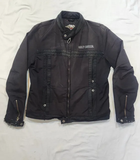 Harley Davidson Motorcycle Jacket Black Size S
