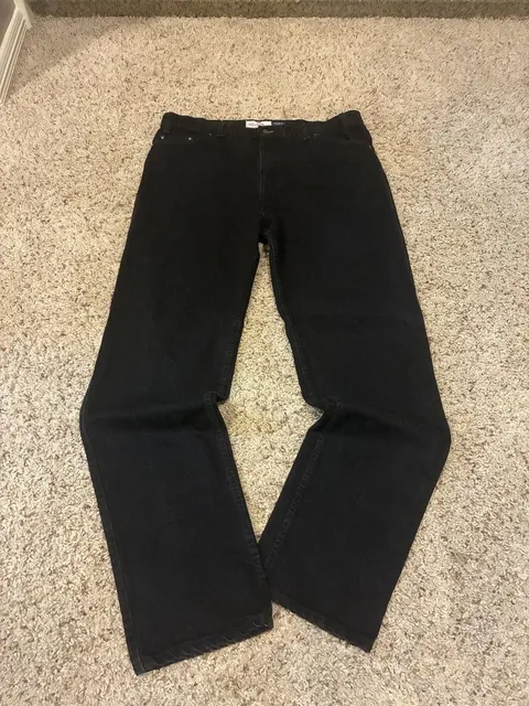 Levi's 550 Relaxed Fit Jeans Black 38x30