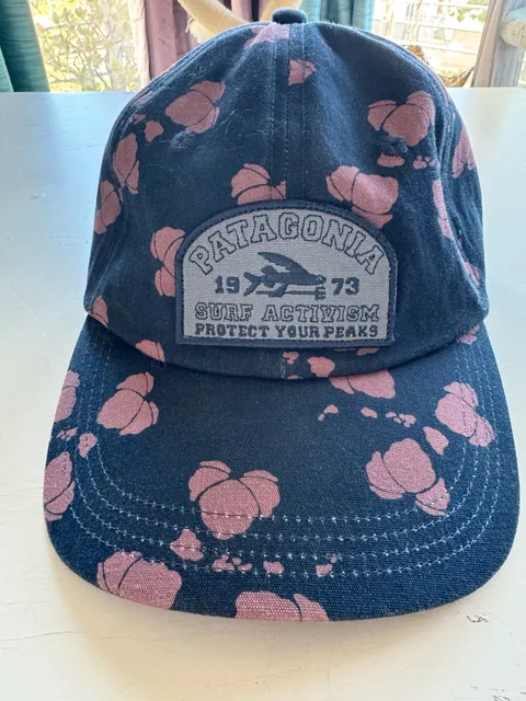 Patagonia Surf Trad Cap Adjustable Strapback Hat Navy Blue