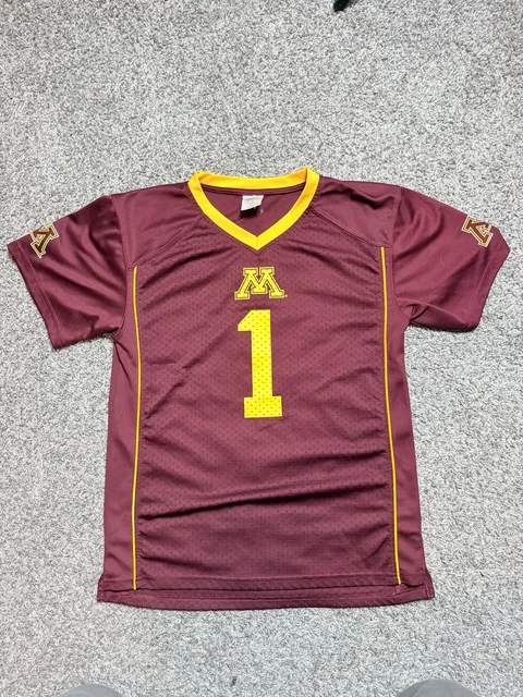 Top Promotion Minnesota Golden Gophers Jersey Maroon Gold #1 Boys L