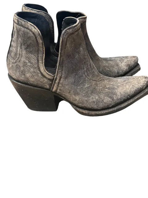 Ariat Dixon Western Boot Size 9 Naturally Distressed Black