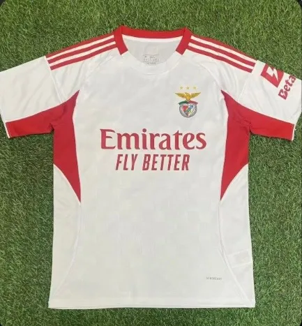 Adidas Benfica Third Away Soccer Jersey 2025/26 White