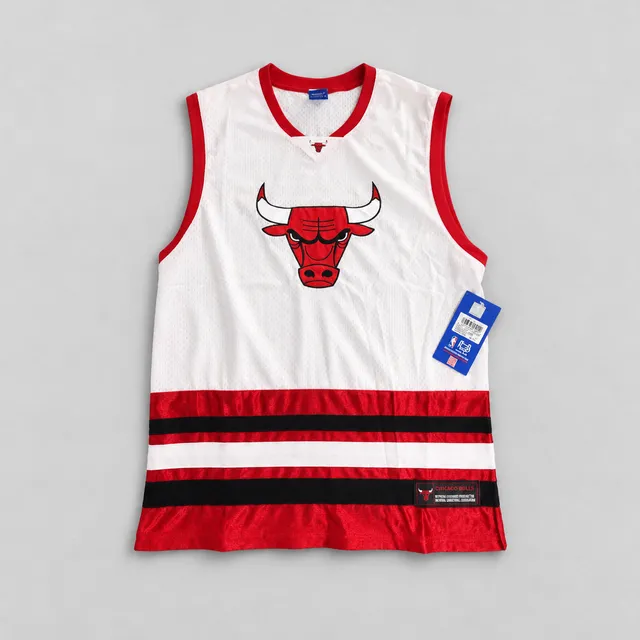 Chicago Bulls NBA Basketball Jersey White Red