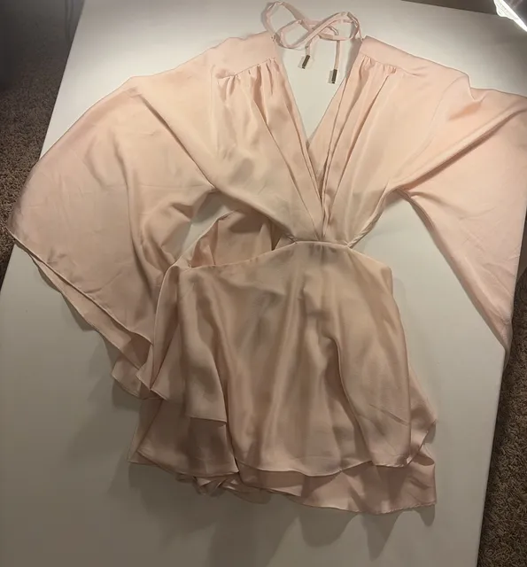 Michael Costello x Revolve Cutout Dress Size L Pink