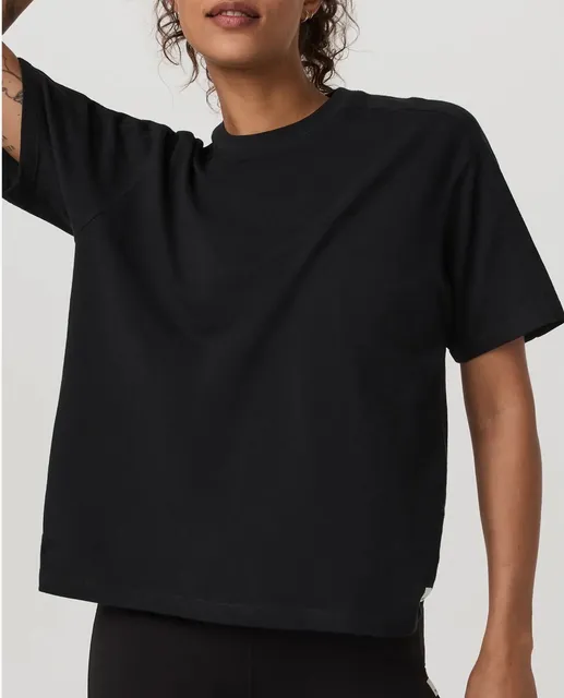 Vuori Heavyweight Oversized Cotton Tee Size XL Black