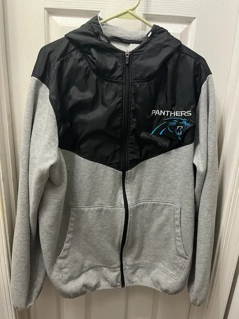 Carolina Panthers Full Zip Hoodie Jacket