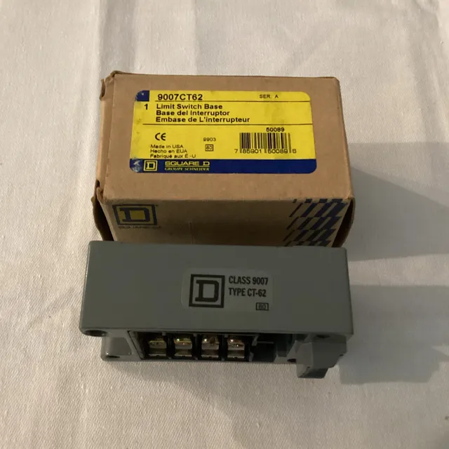 Square D Limit Switch Base 600V 15A 9007CT62