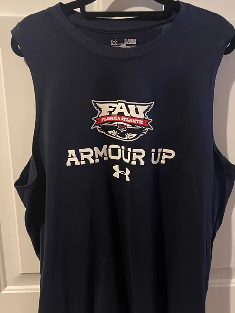 Under Armour FAU Florida Atlantic Armour Up Tank Top Size XL Navy
