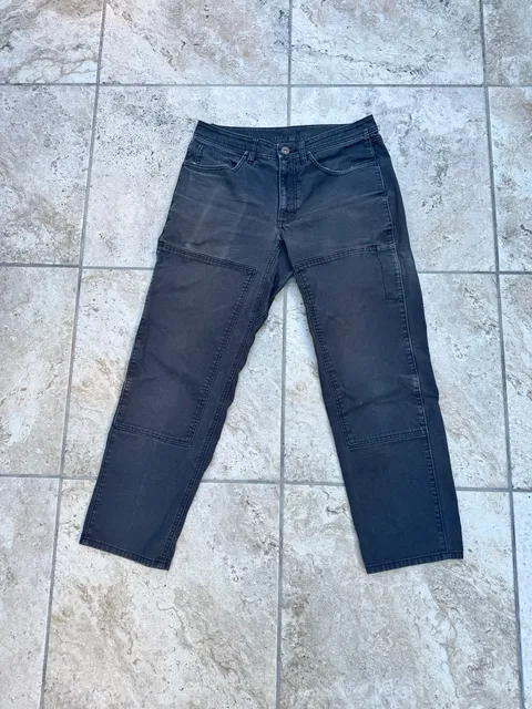 REI Co-op Double Knee Workwear Pants Gray Canvas