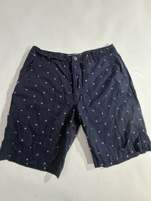 Arizona Jean Co Navy Floral Print Shorts Mens Size 34